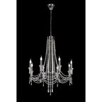 IL31744 Armand Pendant 8 Light E14 Polished Chrome/Crystal