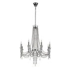 IL31744 Armand Pendant 8 Light E14 Polished Chrome/Crystal