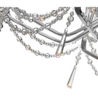 IL31744 Armand Pendant 8 Light E14 Polished Chrome/Crystal