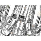 IL31744 Armand Pendant 8 Light E14 Polished Chrome/Crystal