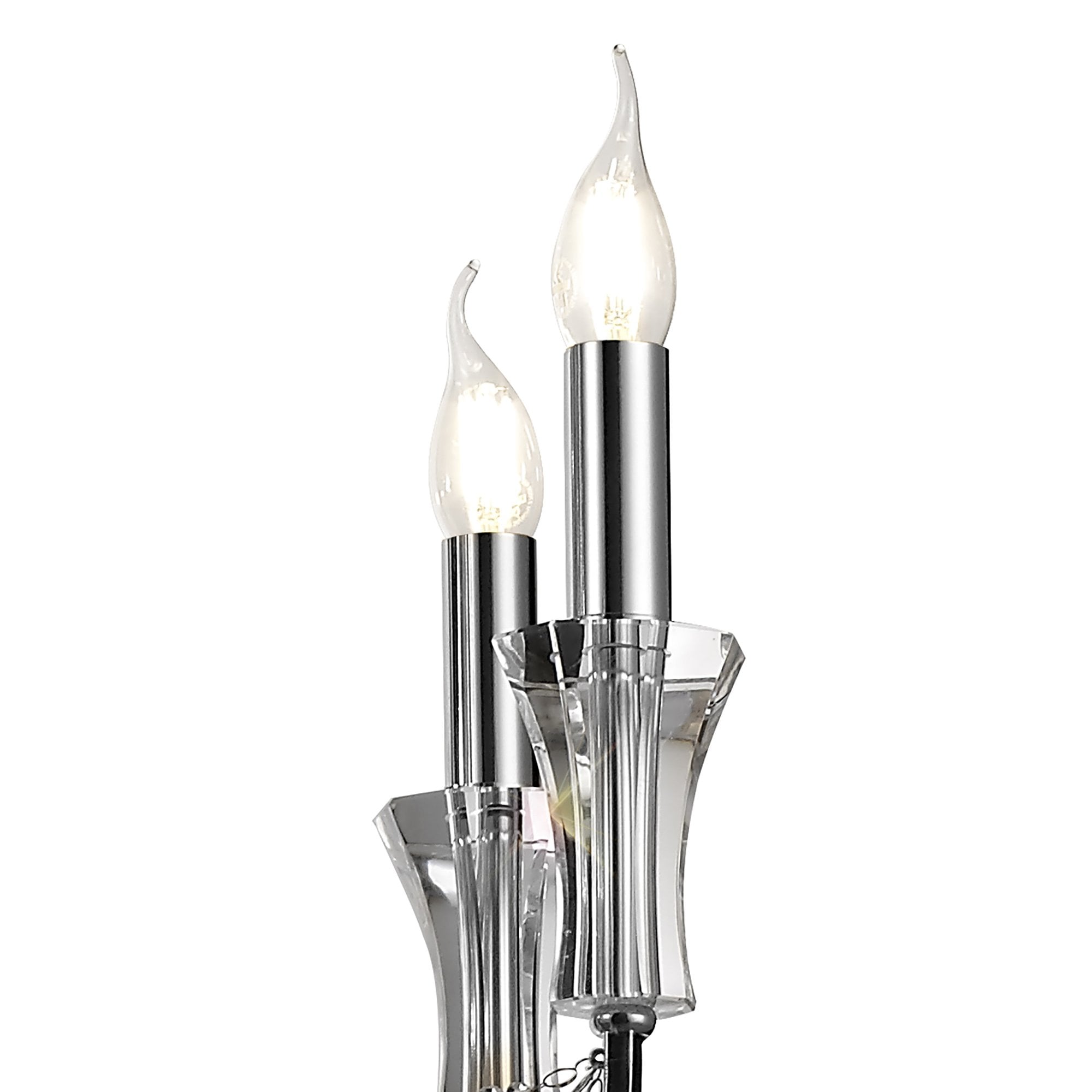IL31744 Armand Pendant 8 Light E14 Polished Chrome/Crystal