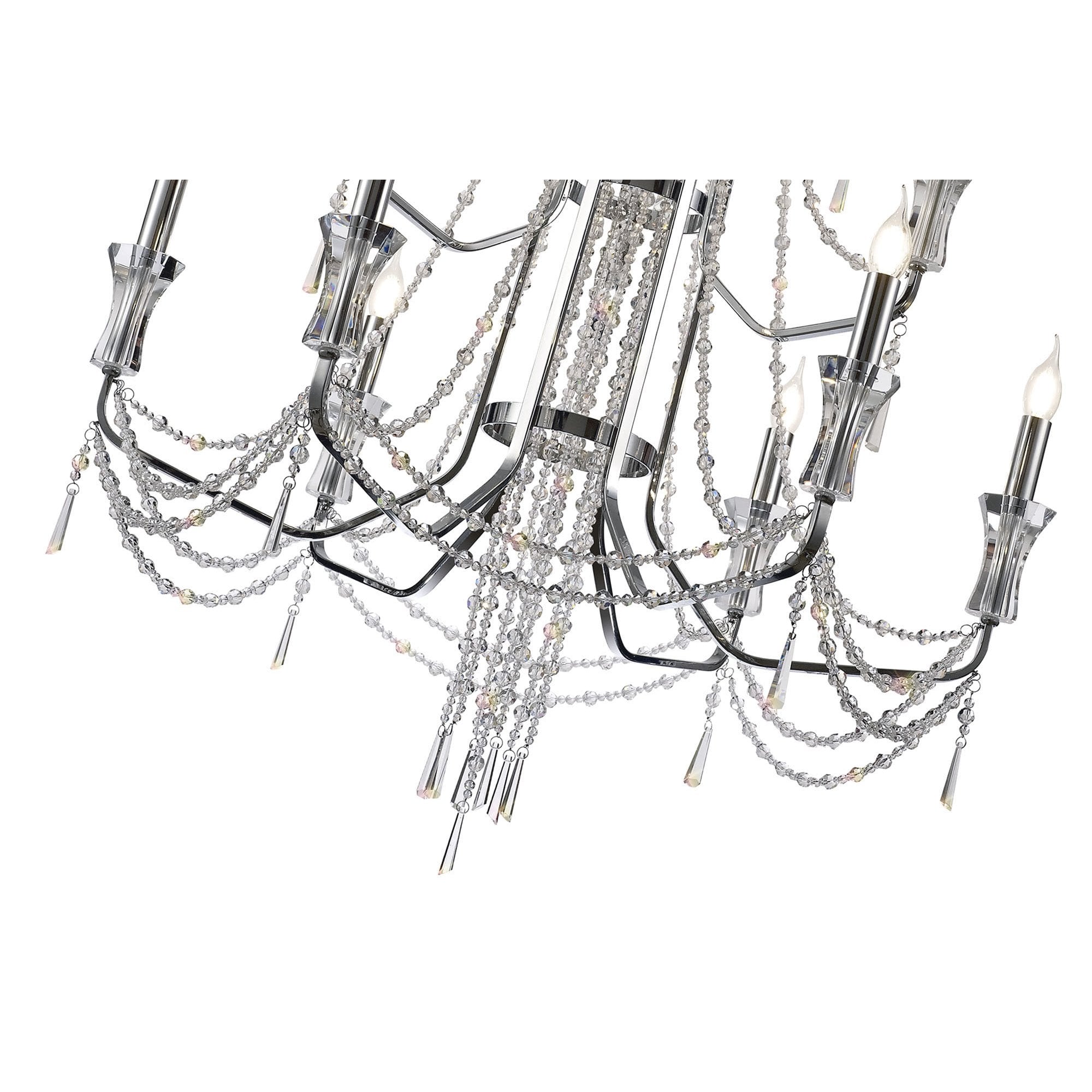 IL31745 Armand Pendant 6+3+3 Light E14 Polished Chrome/Crystal
