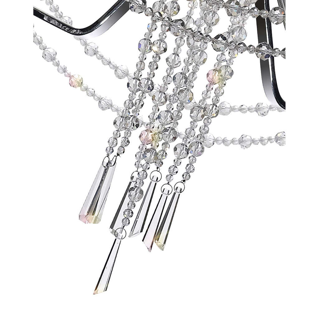IL31745 Armand Pendant 6+3+3 Light E14 Polished Chrome/Crystal