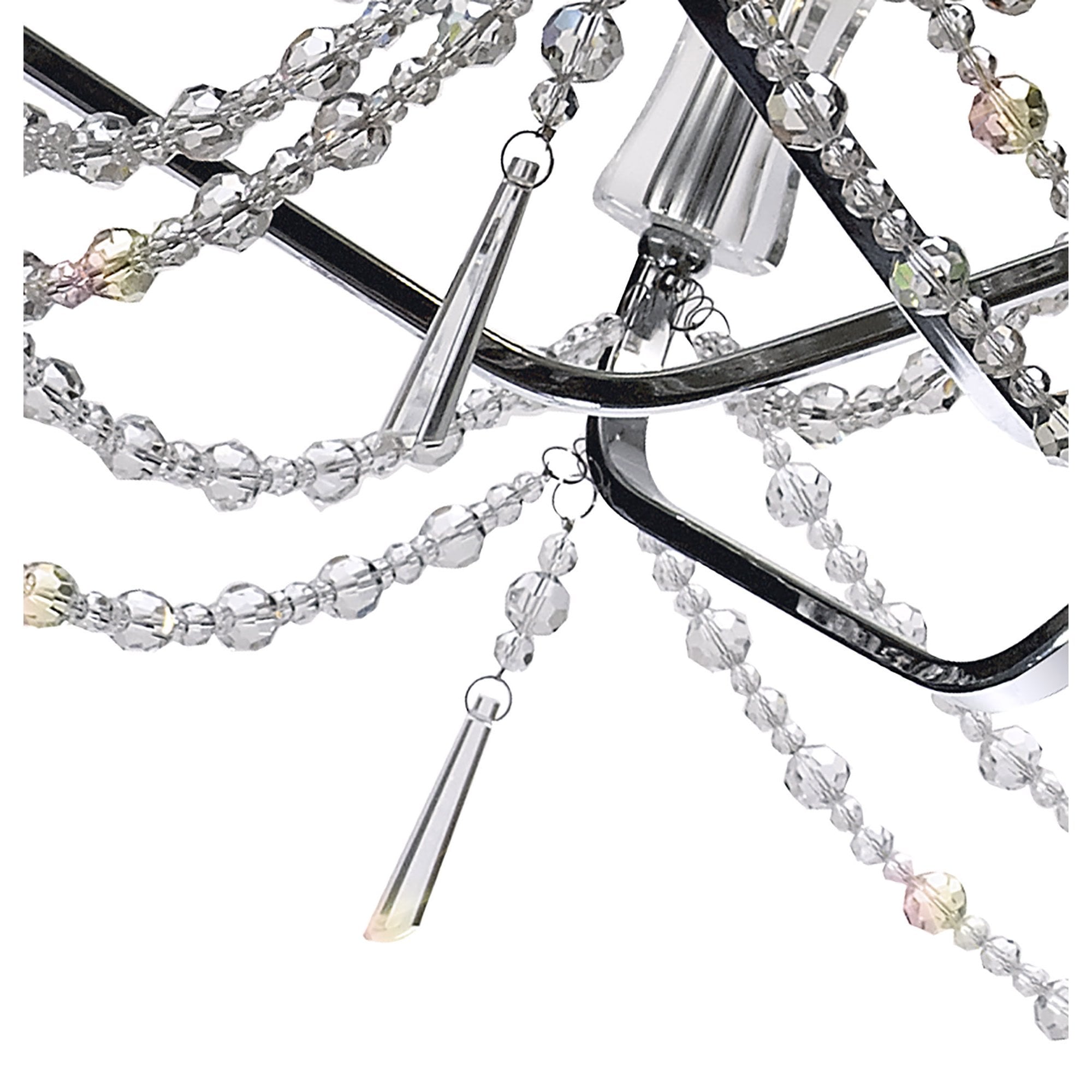 IL31745 Armand Pendant 6+3+3 Light E14 Polished Chrome/Crystal