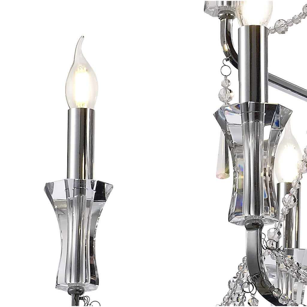 IL31745 Armand Pendant 6+3+3 Light E14 Polished Chrome/Crystal