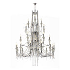 IL31760 Armand Pendant 12+6+3+3 Light E14 Polished Chrome/Crystal