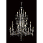 IL31760 Armand Pendant 12+6+3+3 Light E14 Polished Chrome/Crystal