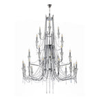IL31760 Armand Pendant 12+6+3+3 Light E14 Polished Chrome/Crystal