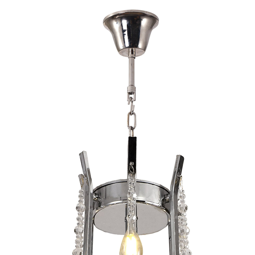 IL31760 Armand Pendant 12+6+3+3 Light E14 Polished Chrome/Crystal