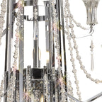 IL31760 Armand Pendant 12+6+3+3 Light E14 Polished Chrome/Crystal