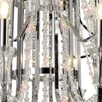 IL31760 Armand Pendant 12+6+3+3 Light E14 Polished Chrome/Crystal