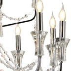 IL31760 Armand Pendant 12+6+3+3 Light E14 Polished Chrome/Crystal