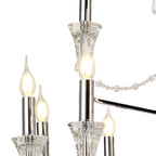 IL31760 Armand Pendant 12+6+3+3 Light E14 Polished Chrome/Crystal