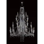 IL31760 Armand Pendant 12+6+3+3 Light E14 Polished Chrome/Crystal