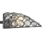 IL20708 Ashton Floor Lamp 2 Light G9 Satin Nickel/Crystal NOT LED/CFL Compatible