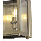 IL31116 Aston Wall Lamp 2 Light E14 Antique Brass/Glass