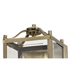 IL31116 Aston Wall Lamp 2 Light E14 Antique Brass/Glass