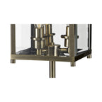 IL31117 Aston Table Lamp 3 Light E14 Antique Brass/Glass