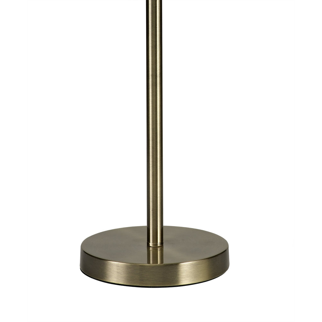 IL31117 Aston Table Lamp 3 Light E14 Antique Brass/Glass