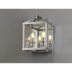 IL31106 Aston Wall Light 2 Light E14 Polished Chrome/Glass