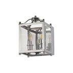 IL31106 Aston Wall Light 2 Light E14 Polished Chrome/Glass