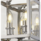IL31106 Aston Wall Light 2 Light E14 Polished Chrome/Glass