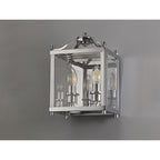 IL31106 Aston Wall Light 2 Light E14 Polished Chrome/Glass