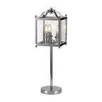 IL31107 Aston Table Lamp 3 Light E14 Polished Chrome/Glass