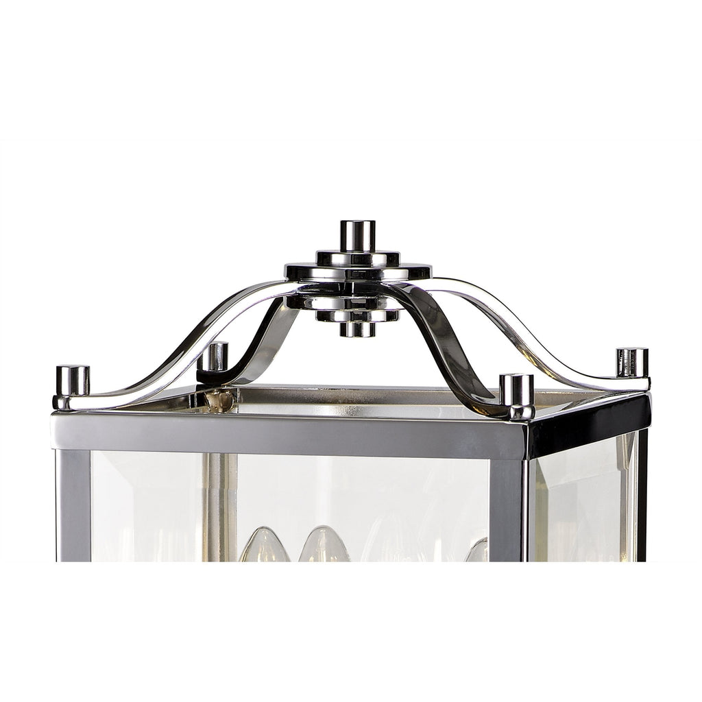 IL31107 Aston Table Lamp 3 Light E14 Polished Chrome/Glass