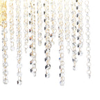 IL32881 Bano Large Dimmable Wall Light 12W LED French Gold / Crystal Chain