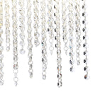 IL32870 Bano Large Dimmable Wall Light 12W LED Polished Chrome / Crystal Chain