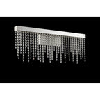 IL32870 Bano Large Dimmable Wall Light 12W LED Polished Chrome / Crystal Chain