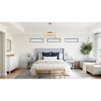 IL32860 Bano Round Dimmable Pendant 29W LED Polished Chrome / Crystal Chain