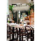 IL32867 Bano Linear 3 Light Dimmable Pendant 46W LED Polished Chrome / Crystal Chain