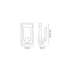 IL32855 Canto Wall Lamp 1 Light E27 Graphite/Acrylic