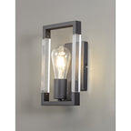 IL32855 Canto Wall Lamp 1 Light E27 Graphite/Acrylic