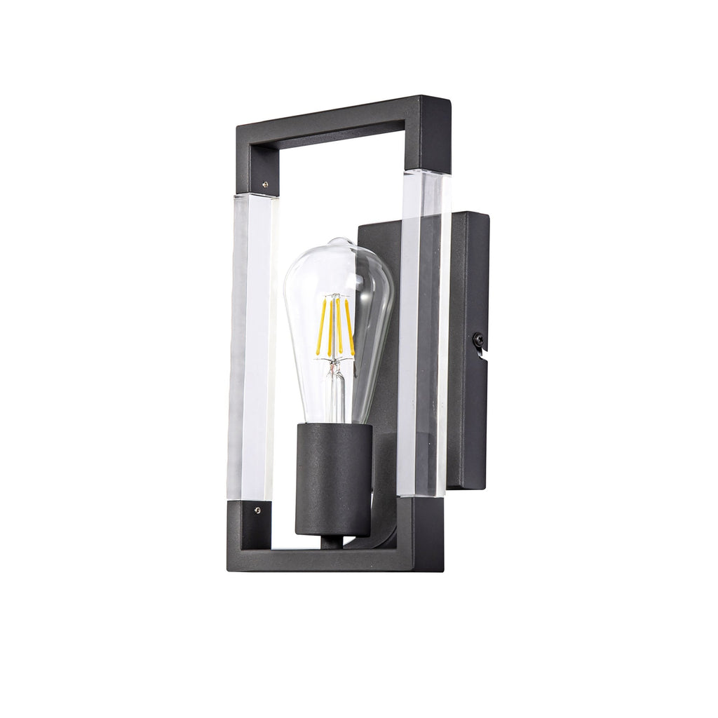 IL32855 Canto Wall Lamp 1 Light E27 Graphite/Acrylic