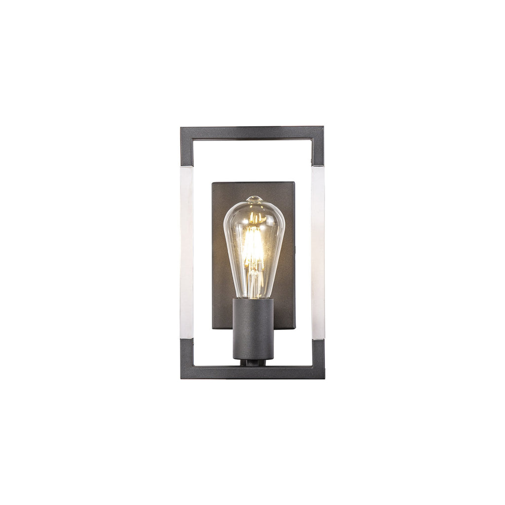 IL32855 Canto Wall Lamp 1 Light E27 Graphite/Acrylic