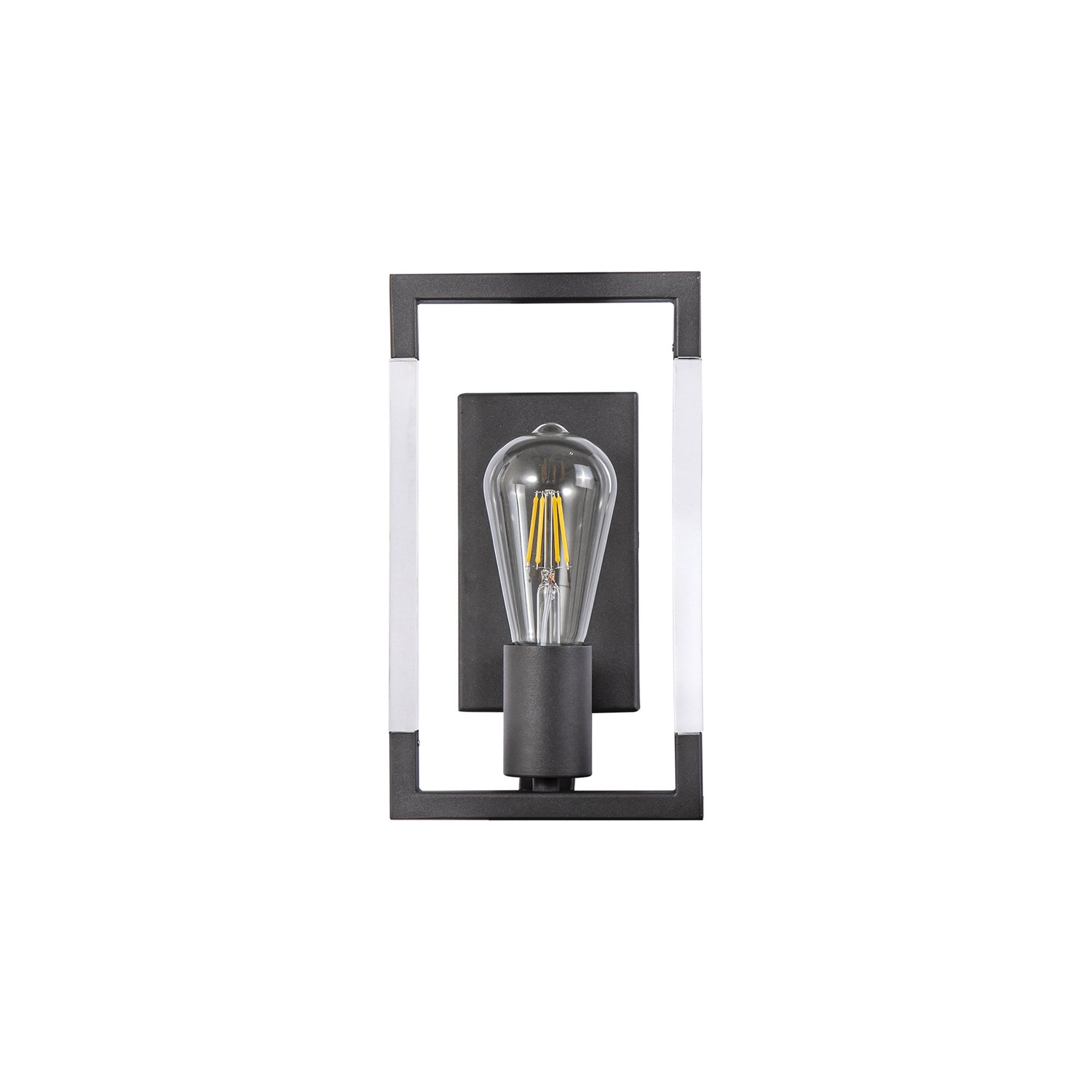 IL32855 Canto Wall Lamp 1 Light E27 Graphite/Acrylic