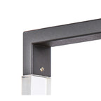 IL32855 Canto Wall Lamp 1 Light E27 Graphite/Acrylic