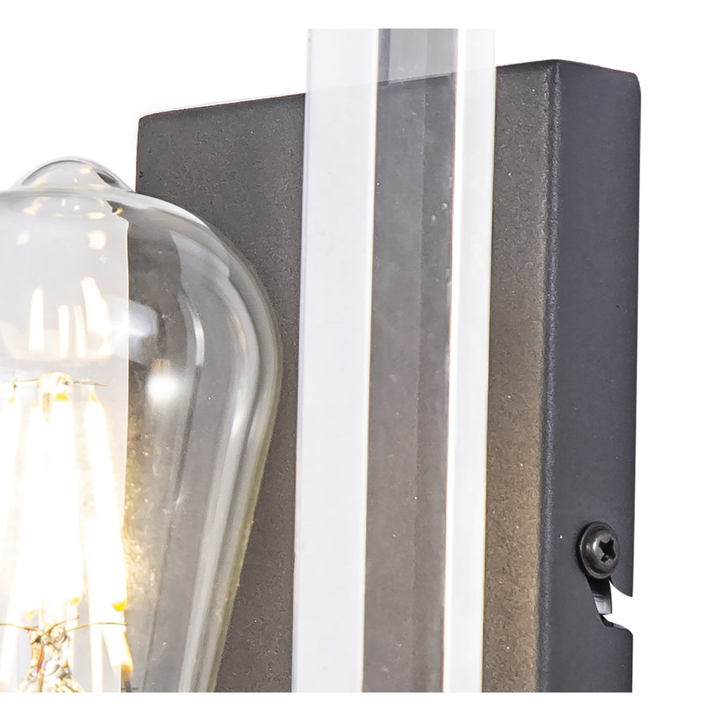 IL32855 Canto Wall Lamp 1 Light E27 Graphite/Acrylic