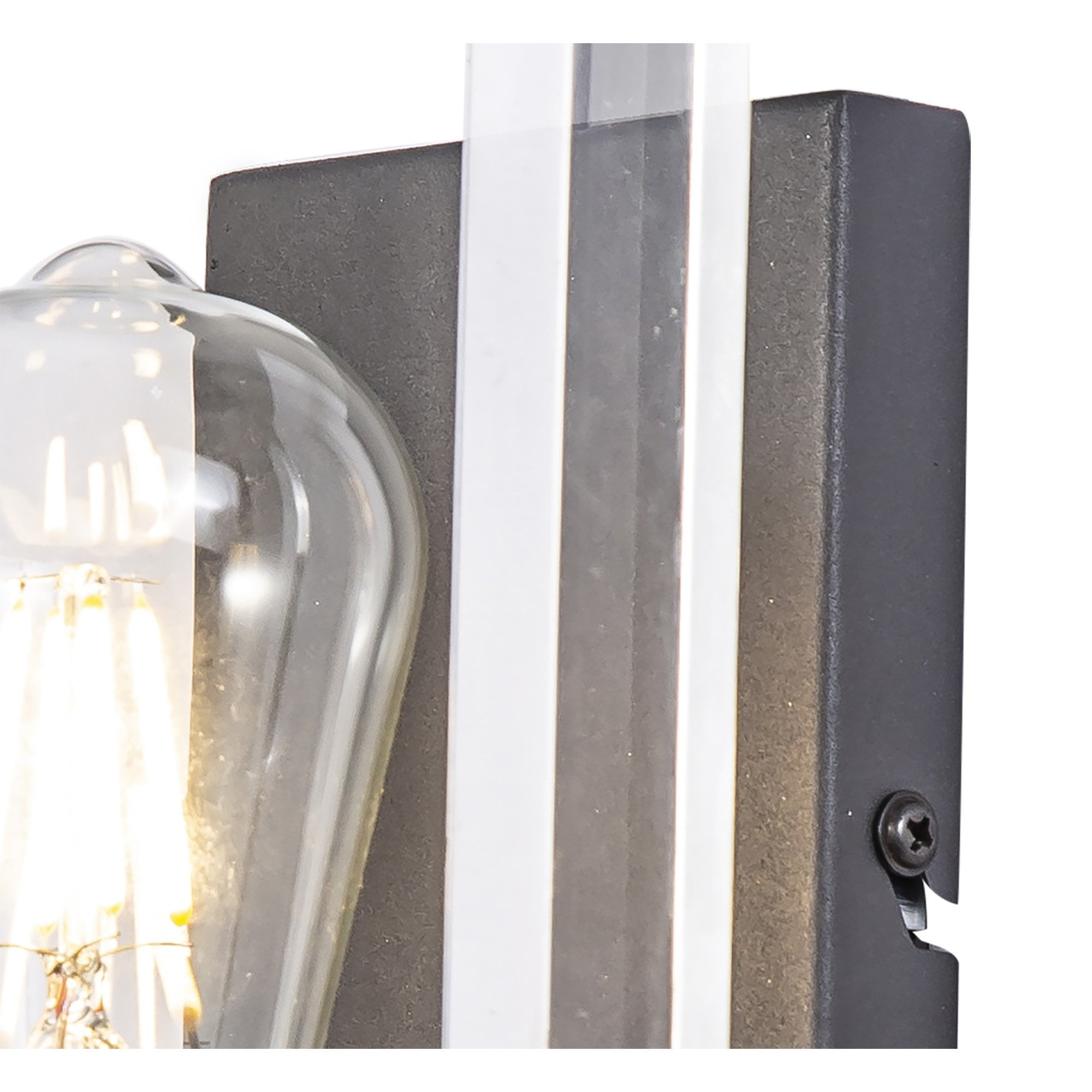 IL32855 Canto Wall Lamp 1 Light E27 Graphite/Acrylic