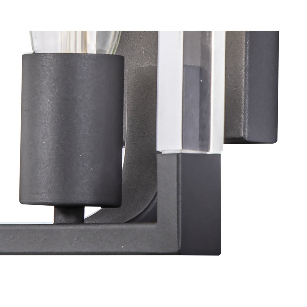 IL32855 Canto Wall Lamp 1 Light E27 Graphite/Acrylic