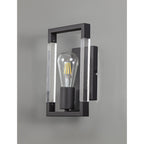 IL32855 Canto Wall Lamp 1 Light E27 Graphite/Acrylic