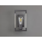 IL32855 Canto Wall Lamp 1 Light E27 Graphite/Acrylic