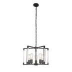 IL32854 Canto Pendant 5 Light E27 Graphite/Acrylic