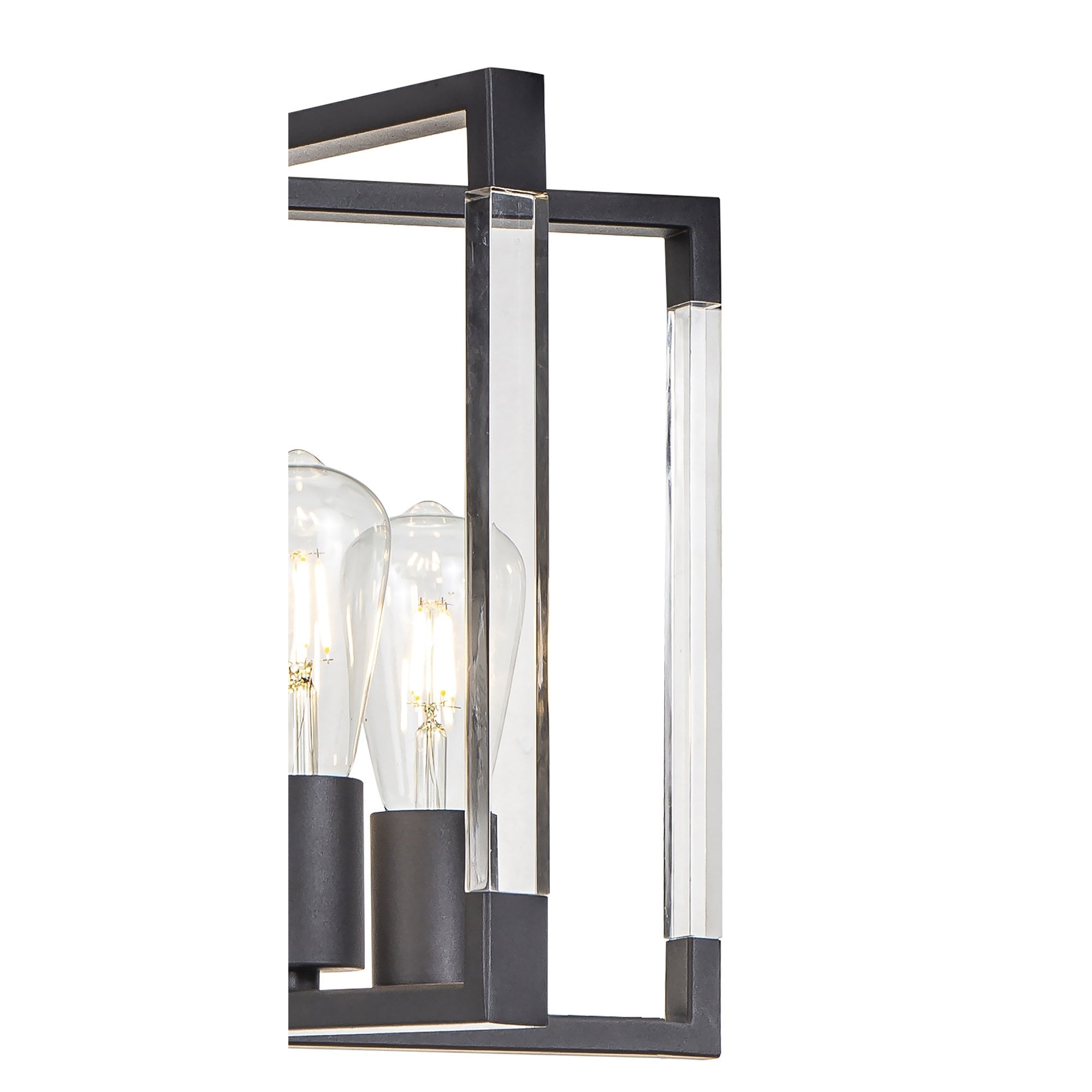 IL32854 Canto Pendant 5 Light E27 Graphite/Acrylic