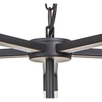 IL32854 Canto Pendant 5 Light E27 Graphite/Acrylic
