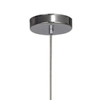 IL32780 Canto Single Rectangle Pendant 1 Light E27 Polished Nickel/Acrylic