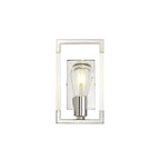 IL32784 Canto Wall Lamp 1 Light E27 Polished Nickel/Acrylic